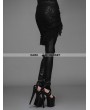 Devil Fashion Black Gothic Lace Tassel Skirt Legging for Women