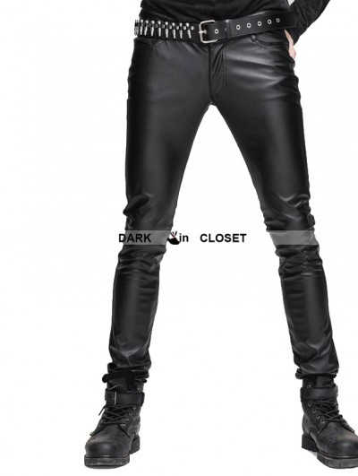 men in tight leather pants