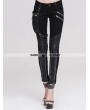 Devil Fashion Black Pocket Gothic Punk Pants for Women