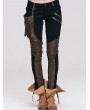 Devil Fashion Steampunk Pants with Coffee Pocket for Women
