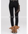 Devil Fashion Steampunk Pants with Coffee Pocket for Women