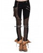 Devil Fashion Steampunk Pants with Coffee Pocket for Women