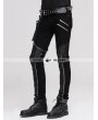 Devil Fashion Black Pocket Gothic Punk Pants for Men