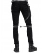 Devil Fashion Black Pocket Gothic Punk Pants for Men