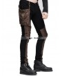 Devil Fashion Steampunk Pants with Coffee Pocket for Men