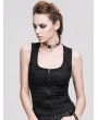 Devil Fashion Black Gothic Sexy Top for Women