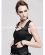 Devil Fashion Black Gothic Sexy Top for Women