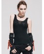 Devil Fashion Black Gothic Punk Sexy Top for Women