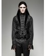 Punk Rave Gothic Fake Two Pieces Swallow Tail Vest for Men