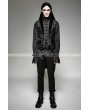 Punk Rave Gothic Fake Two Pieces Swallow Tail Vest for Men