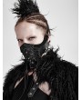 Punk Rave Black Gothic Punk Mask for Women