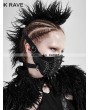 Punk Rave Black Gothic Punk Mask for Women