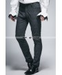 Devil Fashion Vintage Black Gothic Jacquard Pants for Men