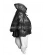 Punk Rave Black Gothic Lolita Lace Double Layer Cloak