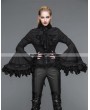 Devil Fashion Black Gothic Palace Style Blouse for Women