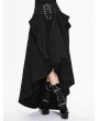 Devil Fashion Black High Waist Gothic Skirt