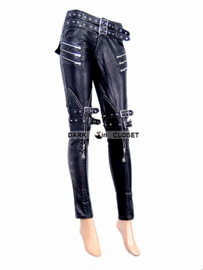 JET BLACK PANTS WITH CELLPHONE POCKETS