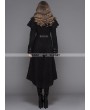 Devil Fashion Black Vintage Gothic Long Cape Design Coat for Women