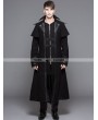 Devil Fashion Black Vintage Gothic Long Cape Design Coat For Men 