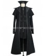 Devil Fashion Black Vintage Gothic Long Cape Design Coat For Men 