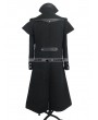 Devil Fashion Black Vintage Gothic Long Cape Design Coat For Men 