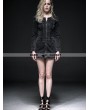 Punk Rave Black Steampunk Long Sleeves Dress With Vintage Wash 