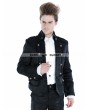 Punk Rave Black Gothic Palace Style Mens Short Jacket