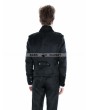 Punk Rave Black Gothic Palace Style Mens Short Jacket