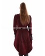 Punk Rave Red Gothic Palace Style Velvet Coat For Women