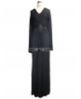 Devil Fashion Black Gothic Persephone Maxi Dress