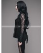 Devil Fashion Black Romantic Gothic Lace Shirt for Women