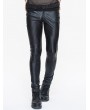 Devil Fashion Black Gothic Stripe Trousers for Men