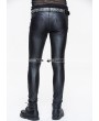 Devil Fashion Black Gothic Stripe Trousers for Men
