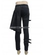 Devil Fashion Black Gothic Punk Removable Skirts Trousers for Men