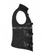 Punk Rave Black Gothic Heavy Punk Corn Vest for Men