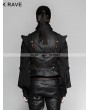 Punk Rave Black Gothic Century Palace Luxury Vest for Men