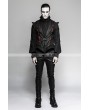 Punk Rave Black Gothic Century Palace Luxury Vest for Men