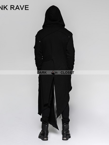 Punk Rave Black Gothic Darkly Punk Jacket for Men - DarkinCloset.com