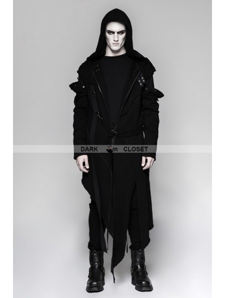 Punk Rave Black Gothic Darkly Punk Jacket for Men - DarkinCloset.com