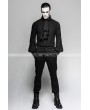 Punk Rave Black Gothic Gentleman Blouse with Necktie 