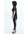 Devil Fashion Black Gothic Bat Style Hooded Cape for Women