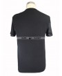 Devil Fashion Black Gothic Net Short Sleeves T-Shirt for Men