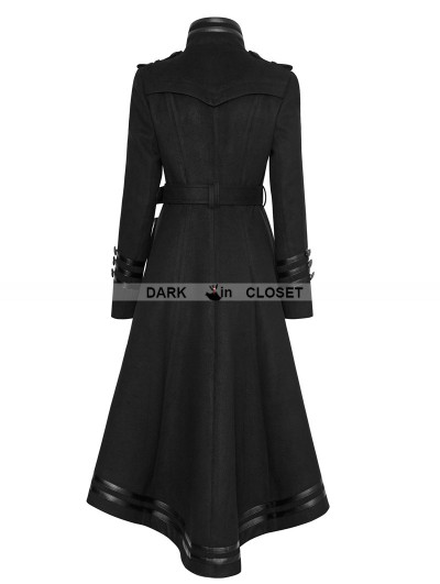 eaphi gunpatch waist mark long coat