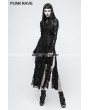 Punk Rave Black Gothic Retro Lace Rope Dress 