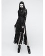 Punk Rave Black Gothic Retro Lace Rope Dress 