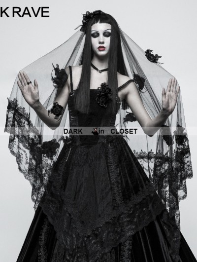 Punk Rave Gothic Gorgeous Veil