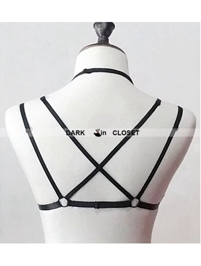 2023 Women Chest Bondage Harness Lingerie Sexy Body Harness Bra Body Cage Bra Gothic Suspenders Garter Belt Gift