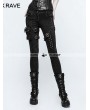 Punk Rave Black Gothic Punk belt Bag Jeans for Women
