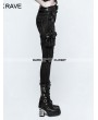 Punk Rave Black Gothic Punk belt Bag Jeans for Women