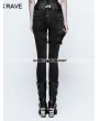 Punk Rave Black Gothic Punk belt Bag Jeans for Women